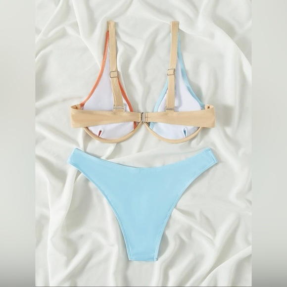 Color Block Bikini Set - Picture 2 of 2